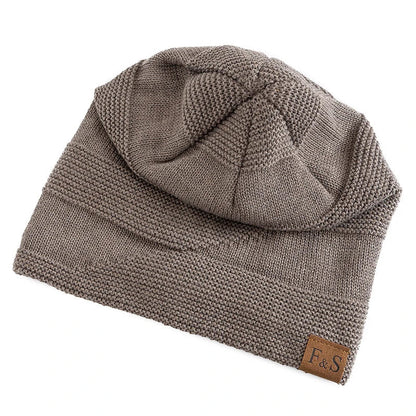 Men’s Winter Beanie – Fleece-Lined Warm Knit Hat