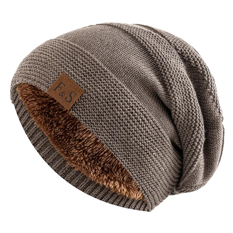 Men’s Winter Beanie – Fleece-Lined Warm Knit Hat