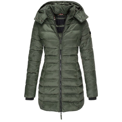 Women’s Down Jacket with Hood – Lightweight Insulated Winter Coat